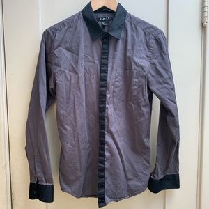 Gray/Silver Shirt with Black Trim (fitted)